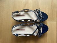 Prada Sandalen  Lack dunkelblau Baden-Württemberg - Esslingen Vorschau