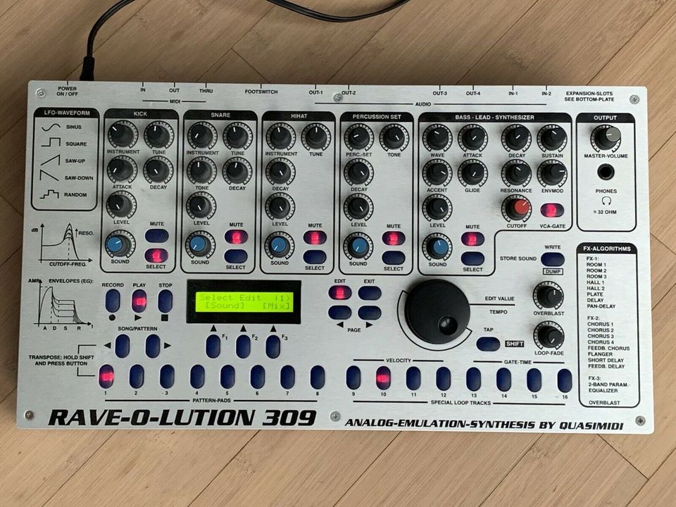 Quasimidi Rave-O-Lution 309 inkl. IN/OUT- und Synth-Expansion in Petershausen
