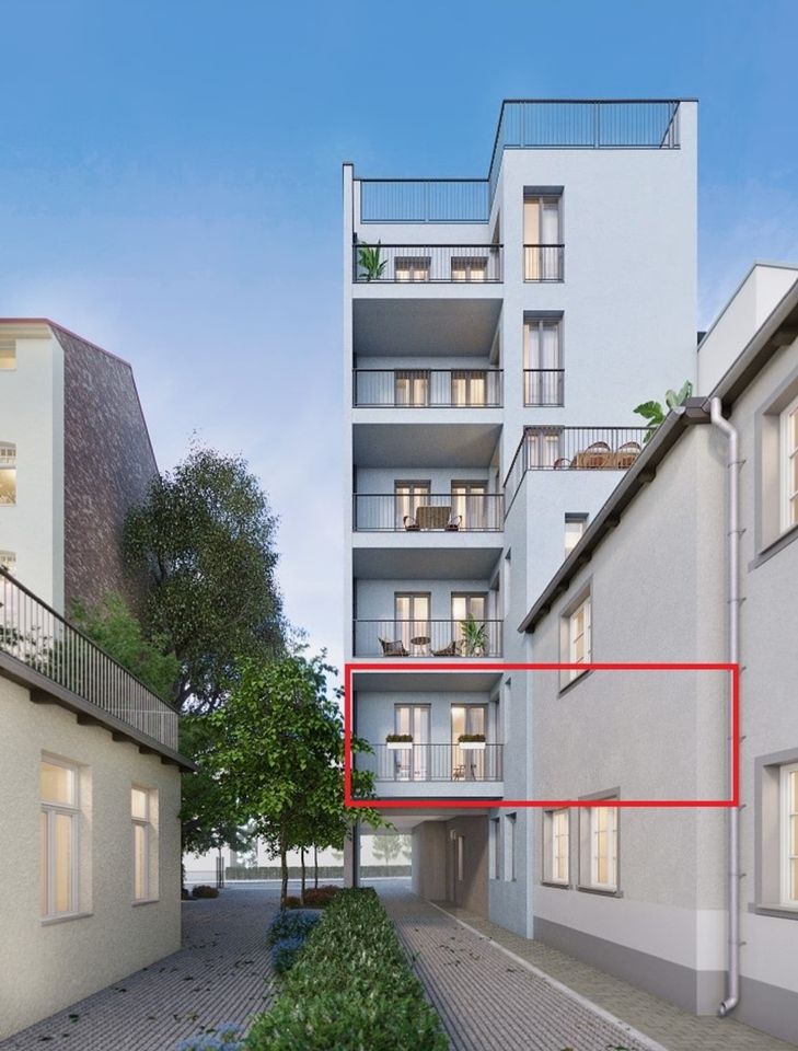 Moderne 3-Zimmer-Neubauwohnung mit zwei Balkonen - Damenviertel in Jena in Jena