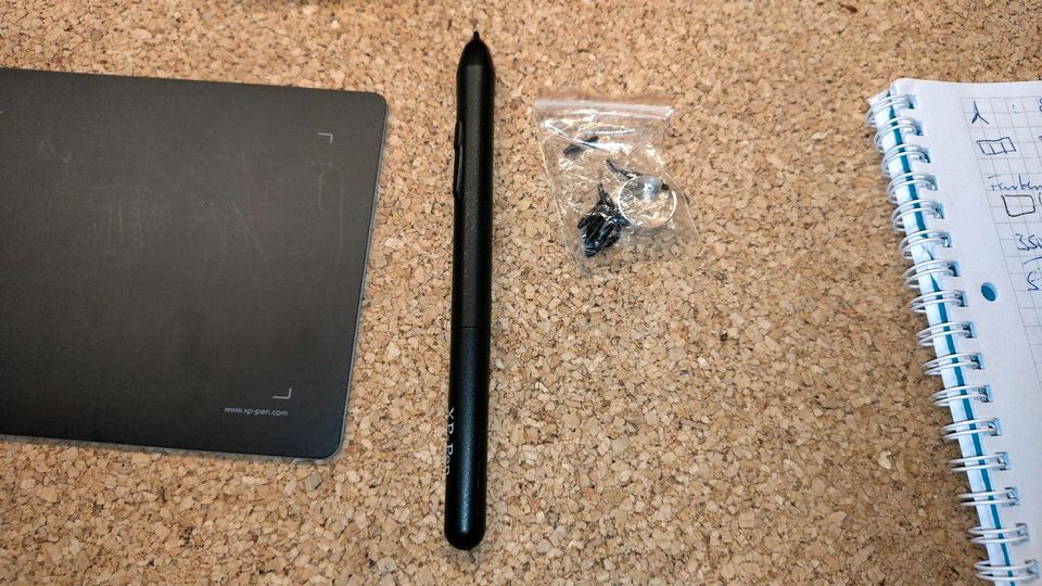 Einsteiger XP pen Zeichentablet mit Stift und Ersatzminen in Centrum