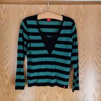 manguun Pullover Blockstreifen Pulli Strickpullover Gr. L grün Bayern - Schweinfurt Vorschau