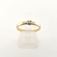 Damen Ring Gelb Weiß Gold 585 Gr.58 Diamant ca.0,10ct  169204 Schleswig-Holstein - Norderstedt Vorschau