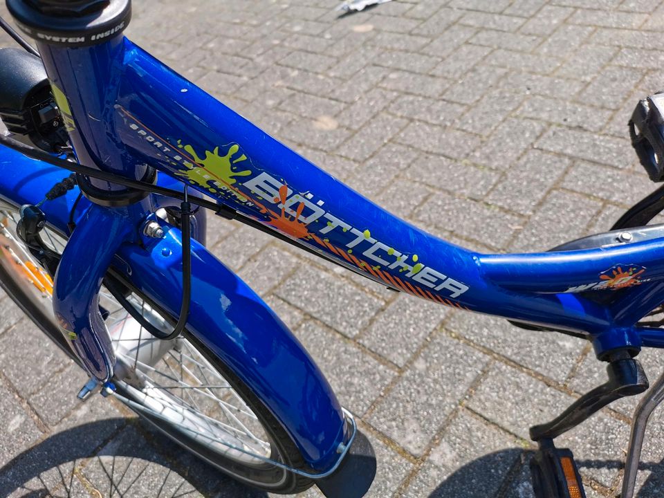 Kinderfahrrad 20 Zoll blau von Böttcher in Bad Segeberg