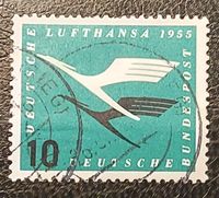 Briefmarke Deutsche Lufthansa 1955, 10 Pfennig, gestempelt Nordrhein-Westfalen - Leverkusen Vorschau