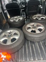 Für Skoda Fabia ALU satz Sommer 4x 195/55R15 ORIGINAL DOT 2017 Hessen - Bad Vilbel Vorschau