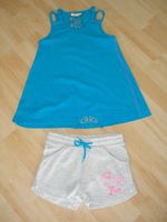 Mädchen 2 Tlg. Sommer Set Shirt+Shorts Gr.122/128 Kids Top! Bayern - Kaufbeuren Vorschau