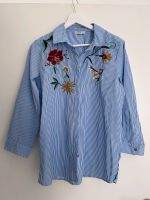 Bluse Only mit Blumenmuster in Gr. S Blau Weiss gestreift Hemelingen - Hastedt Vorschau