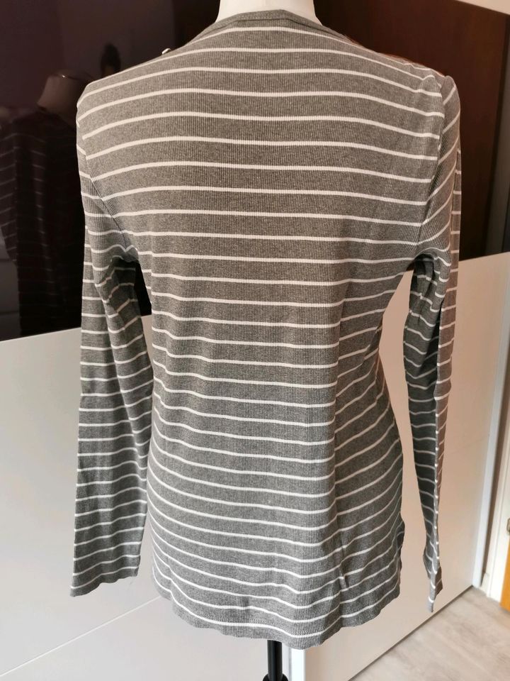 Ralph Lauren Shirt grau mit weißen Streifen, Gr.XL in Ebermannstadt