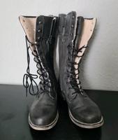 Mustang Stiefel Damen Grau Gr. 40 Brandenburg - Beelitz Vorschau