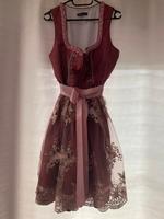 Rosa Dirndl mit Spitzenschürze 40/42 M Bayern - Schaufling Vorschau