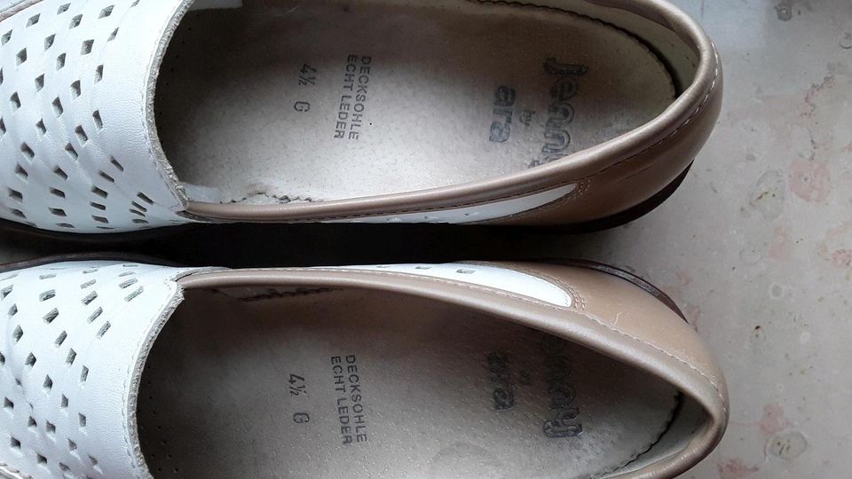 Sommerschuhe Schuhe Gr.37 4 1/2  4,5 Jenny by ara, Leder in Kleinblittersdorf