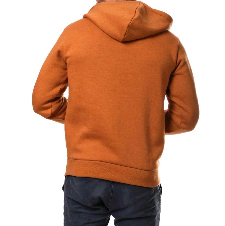 Hoodie in Orange und Schwarz mit Knöpfen!!! Größe M, L und XXL !!! in Bochum