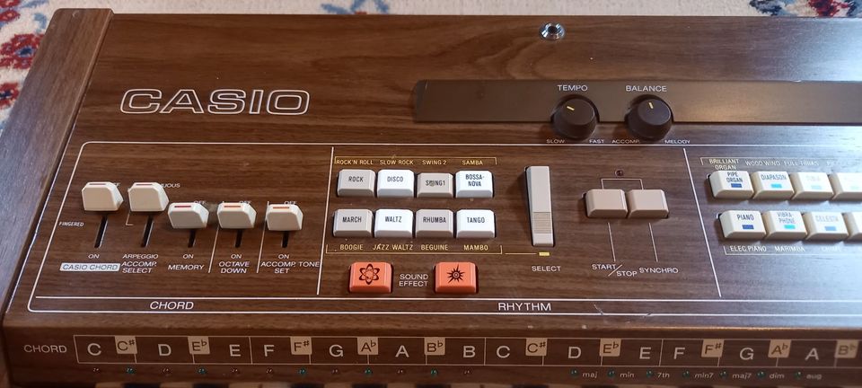 Casio Casiotone 701 Vintage Synthesizer mit neuen Kondensatoren in Heilsbronn