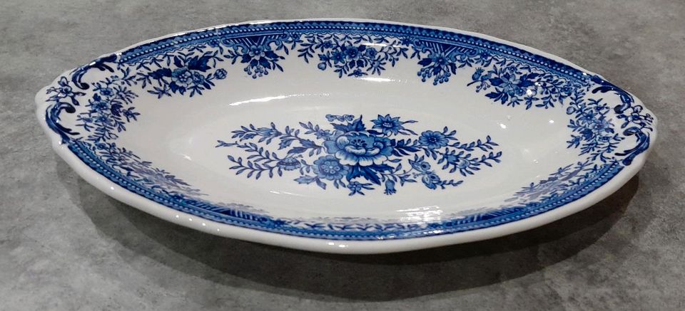 Villeroy & Boch Fasan blau Servierschale ca 23,5 x 14 cm in Perl