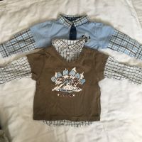 Hemden Gr.80 mit integriertem T-Shirt Baby Kleiderpaket 2Stück Hessen - Taunusstein Vorschau