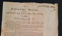 Oeffentlicher Anzeiger z. Amtsblatt d. Königl. Reg. 25. Juni 1824 Leipzig - Burghausen-Rückmarsdorf Vorschau