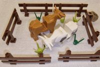 Minifiguren Kühe, wie Lego, braune u. weiße Kuh, Ochse, kompatibe Sachsen - Neukirchen/Erzgeb Vorschau