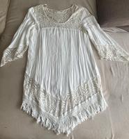 Weißes Spitzenkleid / Strandkleid – Boho-Stil, Größe M Baden-Württemberg - Mannheim Vorschau