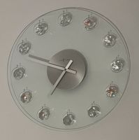 Nextime Wanduhr mit 12 funkelnden Swarovski Kristallen Bayern - Ebermannstadt Vorschau