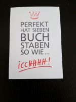 Karte Postkarte Humor Perfekt hat sieben Buchstaben Schwachhausen - Gete Vorschau