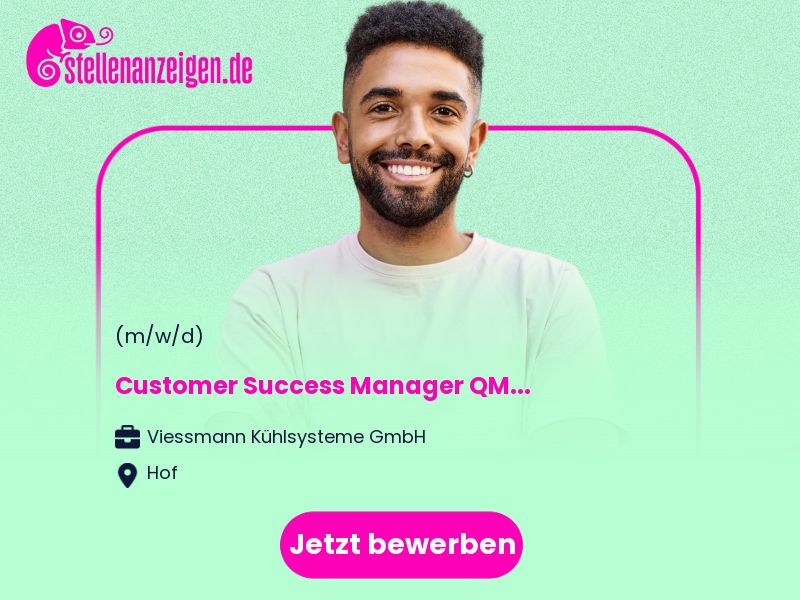 Customer Success Manager QM (m/w/d) in Liebschützberg