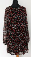 NEU ZARA Kleid Gr. M Chiffon Schwarz Muster Weiß Rot Party Frankfurt am Main - Westend Vorschau