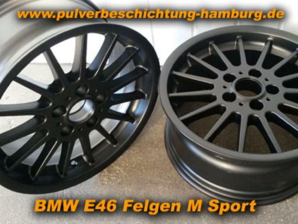 BMW FELGEN PULVERBESCHICHTUNG E30 E31 E32 E34 E36 E38 E39 E46 E60 in Hamburg