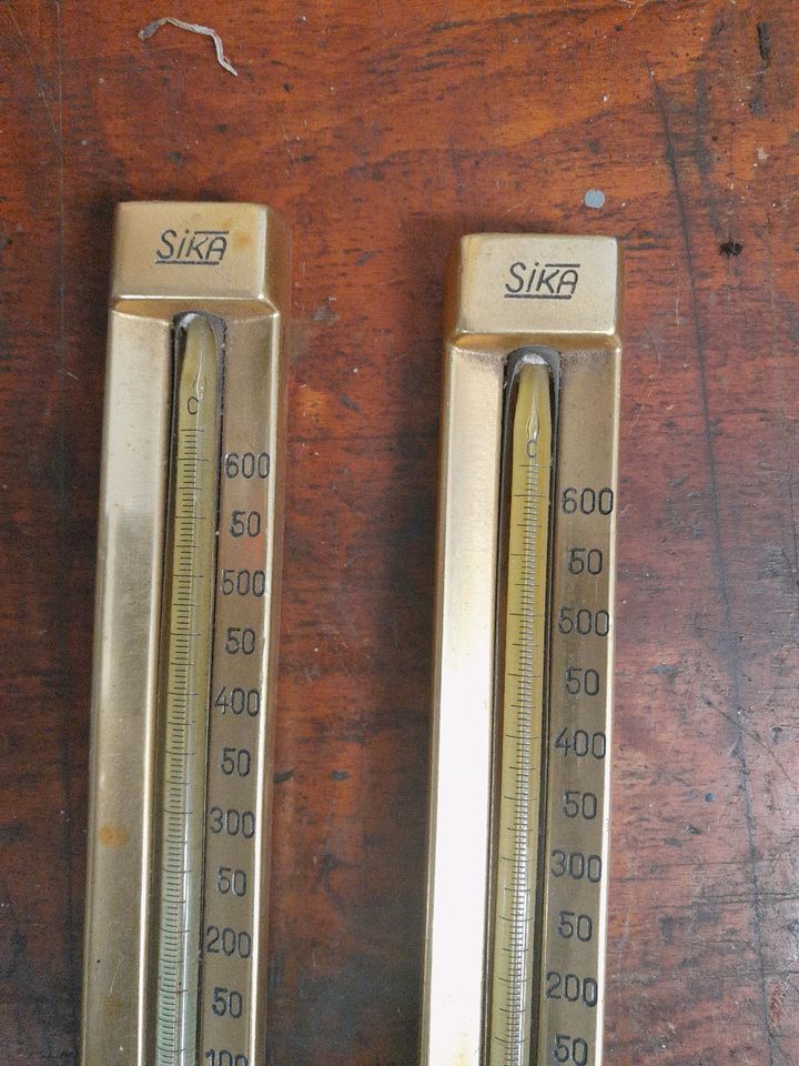 Thermometer. 600  grad Maschinenthermometer. Sika Thermometer in Heeßen