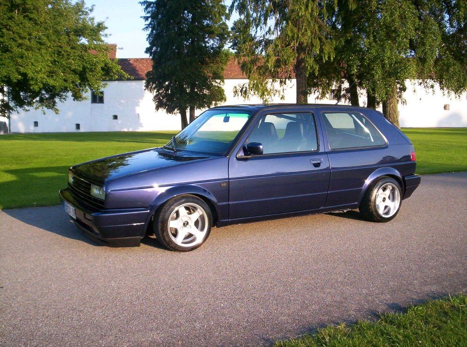 VW Golf2 1,8 GTI 16V Rallye H&R Wiechers Canton Alpine in Aitrach