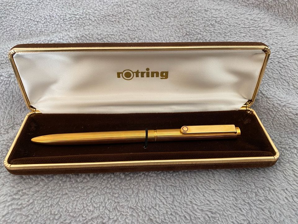 Goldener Rotring Kugelschreiber in Hamburg