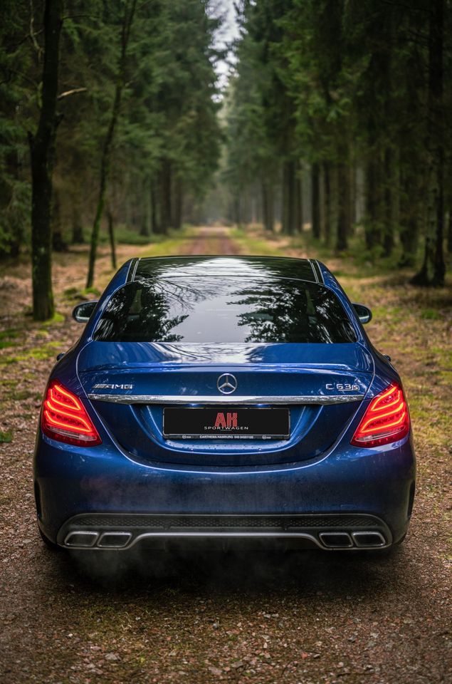 Mercedes Benz C63S AMG mieten | Sportwagen mieten | Hochzeitsauto in Hamburg