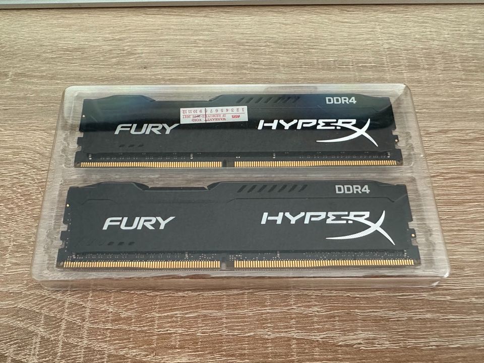 Kingston HyperX Fury 2x8 16GB Kit RAM 2666MHz Dimm Speicher in Borken