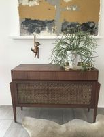 Teakholz Kommode Wiener Geflecht Mid Century Sideboard Anrichte Nordrhein-Westfalen - Ennigerloh Vorschau