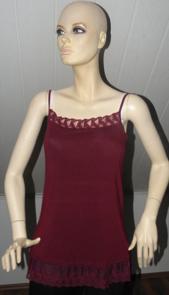 *CECIL* Damen Bluse kurzarm Bordo Rot /Braun Gr 38 *NEUWERTIG* in Velden