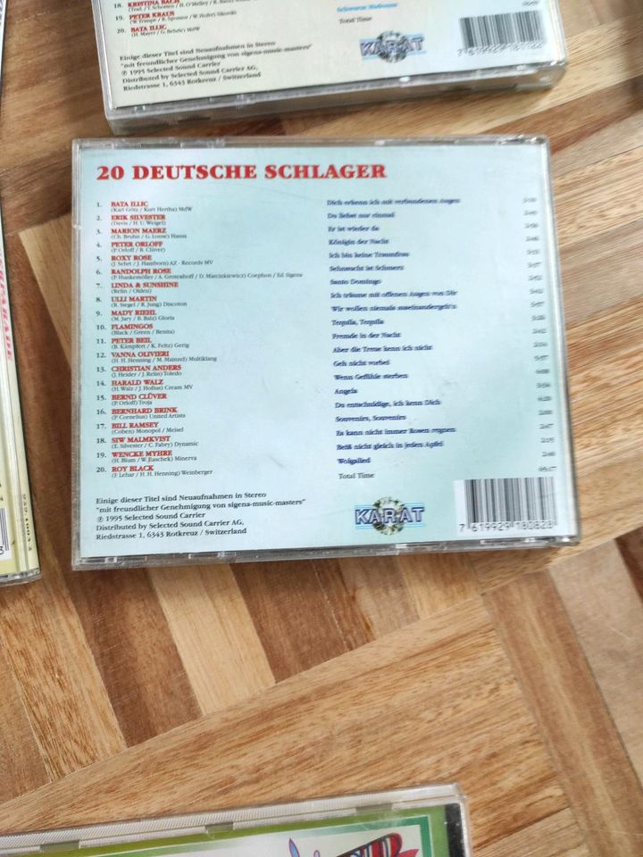 CDs Schlager/Schlagerstars/Oldies/Schlagerparade/Goldene/Deutsche in Reichelsheim (Wetterau)