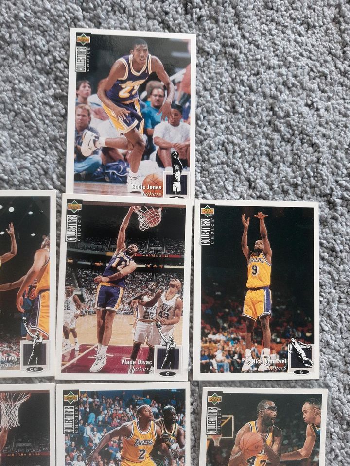 13 NBA Trading Cards Los Angeles Lakers upper-deck 94-95 in Freiburg im Breisgau