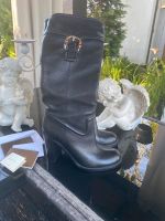 Original Gucci Bamboo Kalbsleder Stiefel schwarz 40,5 Bayern - Geldersheim Vorschau