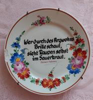 (G-04-039) 1 Stück Wandteller, Weimar Porzellan DDR Sachsen - Rötha Vorschau