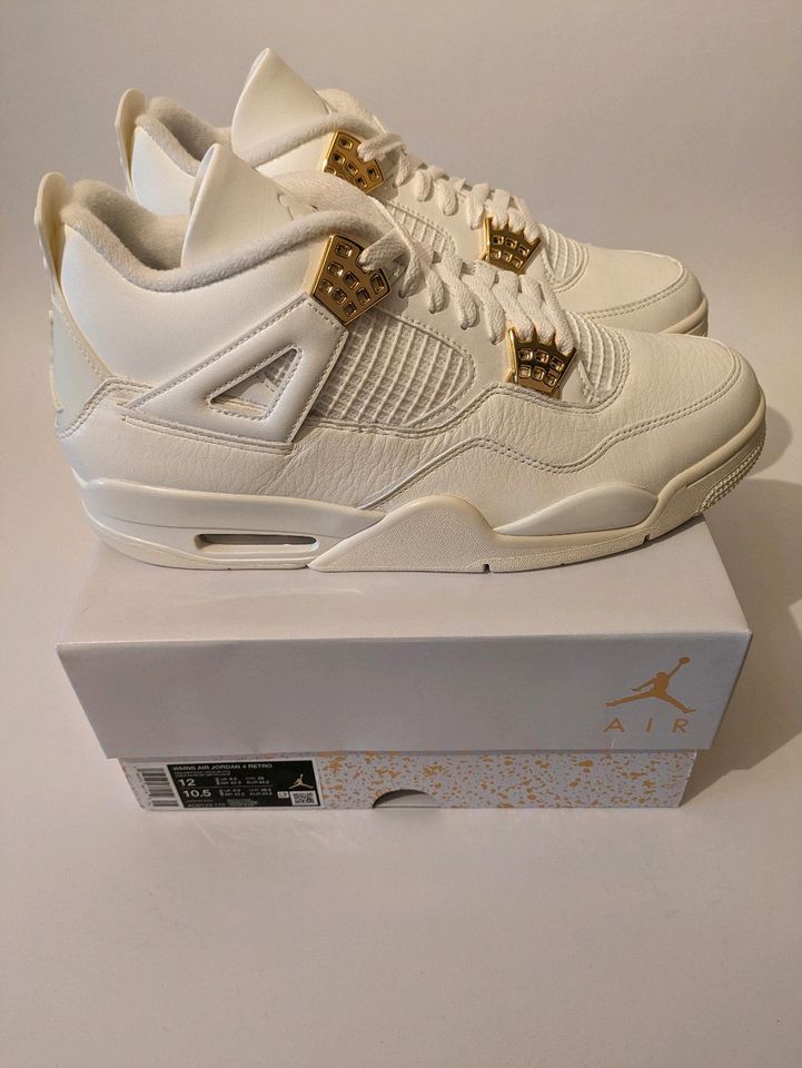 Nike Air Jordan 4 Gold Metallic EU 44,5 all in Preis in Vordorf