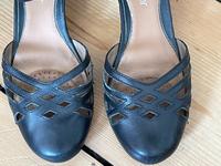 Clarks Sandalen Softwear 38 Leder Schwarz Düsseldorf - Lichtenbroich Vorschau