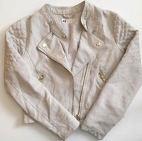 H&M Bikerjacke / Lederjacke Mädchen Gr. 146 beige Schleswig-Holstein - Kiel Vorschau