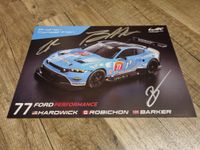 Autogramm HARDWICK & ROBICHON & BARKER WEC 2024 Ford Motorsport Sachsen - Chemnitz Vorschau