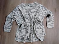Strick-Pullover Überwurf creme-weiß schwarz grau H&M H u M 38/40 Niedersachsen - Ankum Vorschau