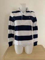 Ralph Lauren Longshirt Pullover Kragen Gr.M blau weiß gestreift Rheinland-Pfalz - Ochtendung Vorschau
