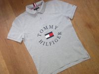 TOMMY HILFIGER ⭐️  Schönes Piqué POLO-SHIRT 164 grau ⭐️ TOP Niedersachsen - Hinte Vorschau