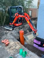 Minibagger arbeiten, Kubota, Drainage , Bagger mieten Niedersachsen - Cuxhaven Vorschau