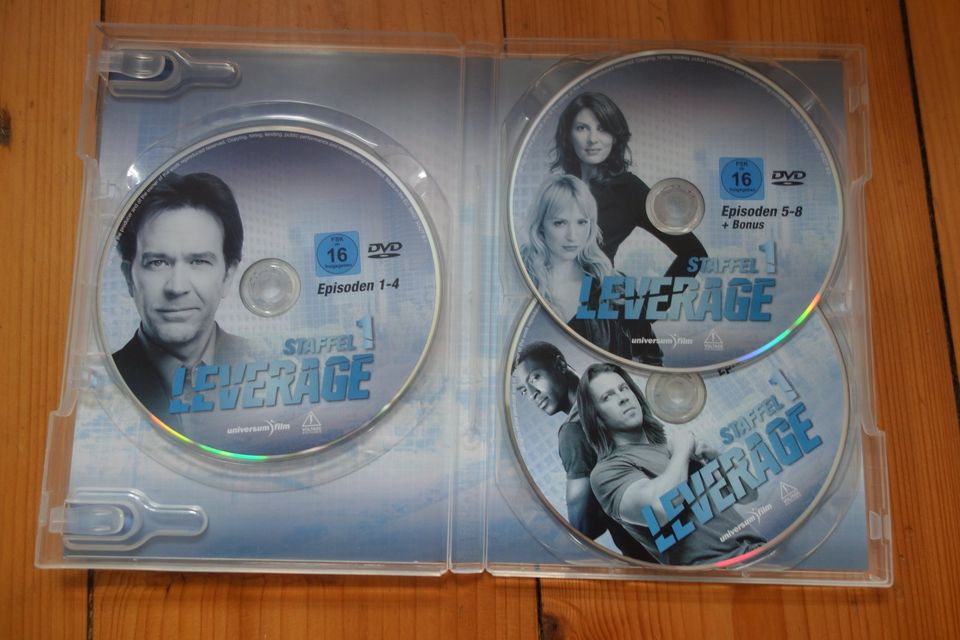 Leverage (3 DVDs) 1 Staffel, Timothy Hutton, Beth Riesgraf in Kassel