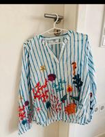 Bestickte Bluse. Auch als Tunika tragbar am Strand zum Bikini. Hessen - Gießen Vorschau