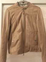 Damen Echtleder Lederjacke kurz beige Mauritius Gr.42 Hessen - Taunusstein Vorschau