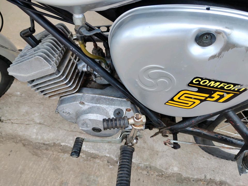 Simson S51 Enduro 4-gang Nr.: A1312 Standort Weinböhla in Weinböhla